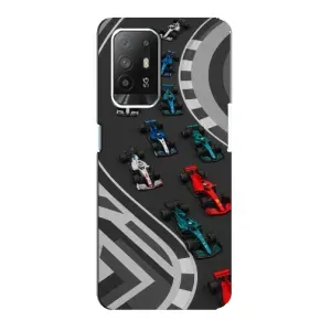 Чехол с принтом «Трасса Ф1» для OPPO F19 Pro Plus 5G