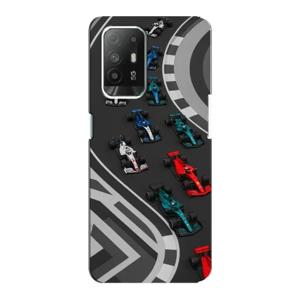 Чехол с принтом «Трасса Ф1» для OPPO F19 Pro Plus 5G