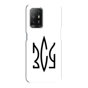 Чехлы для Oppo F19 Pro Plus 5G  Укр. Символика (AlphaPrint) (ЗСУ герб)