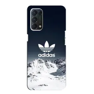 Чехлы Адидас для Oppo F19 (AlphaPrint) (Адидас в горах)