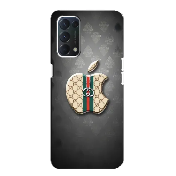 Чехол с принтом «Apple gucci» для OPPO F19