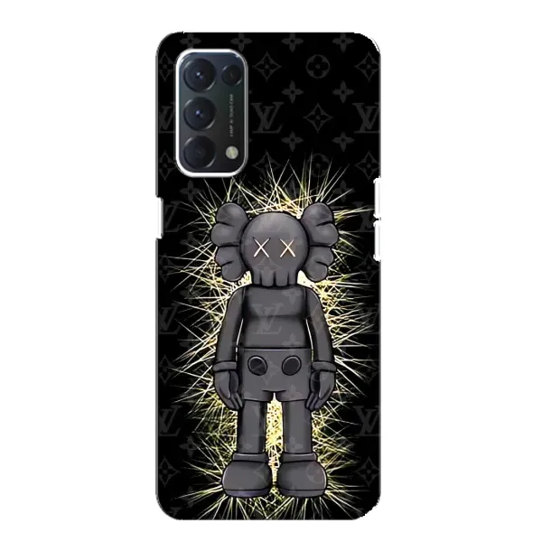 Чехол с принтом «Bearbrick LV» для OPPO F19