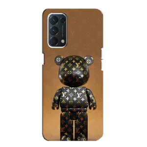 Чехлы для Oppo F19 - Bearbrick Louis Vuitton (PREMIUMPrint)