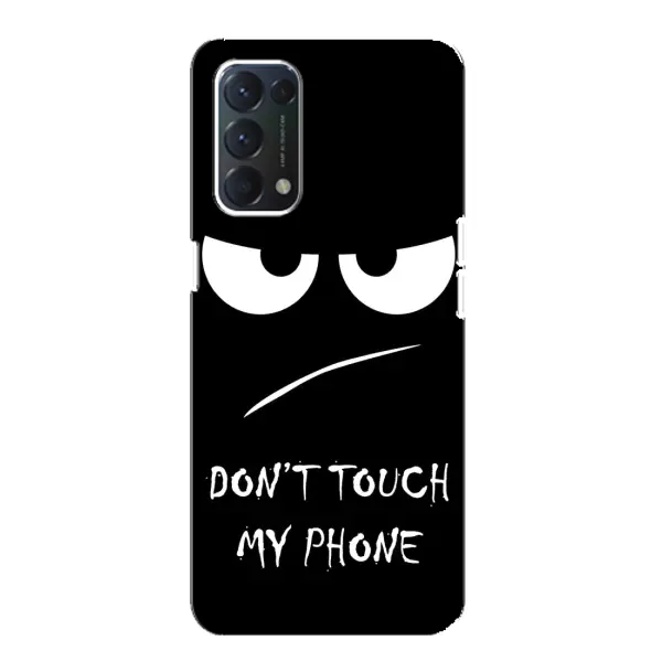 Чехол с принтом «Dont Touch» для OPPO F19 Чехол с принтом «Dont Touch» для OPPO F19
