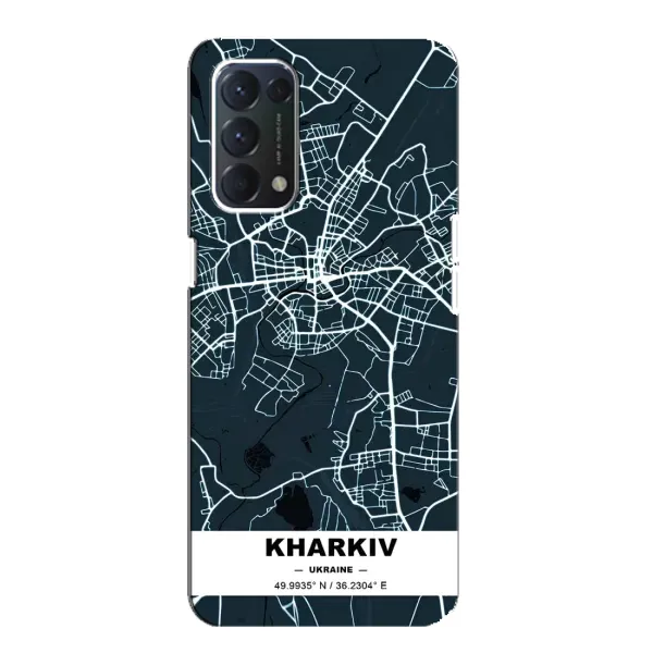 Чехол с принтом «Харьков» для OPPO F19