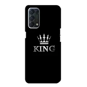 Чехол с Короной Оппо Ф19 - (AlphaPrint) (KING)