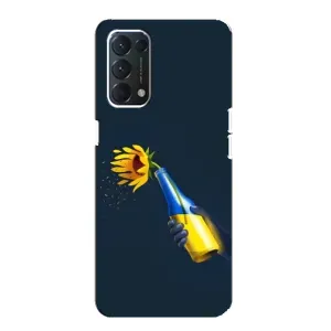 Чехол для Патриота Украины Oppo F19 - (AlphaPrint) (Коктейль молотова)