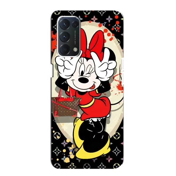 Чехол с принтом «Минни peace» для OPPO F19