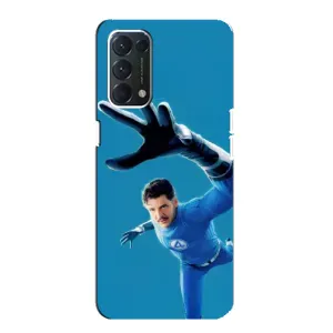 Чехол с принтом Фантастическая четверка для Oppo F19 (Мистер Фантастик супергерой)