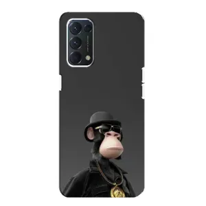 Чехлы с Обезьянами NFT для Oppo F19 (AlphaPrint) (Обезьяна NFT)