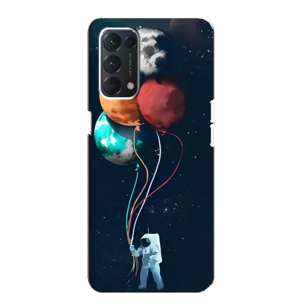 Чехол с принтом «Планеты шарики» для OPPO F19