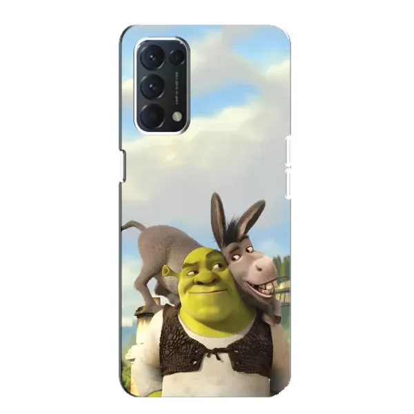 Чехол с принтом «Шрек и Осел» для OPPO F19