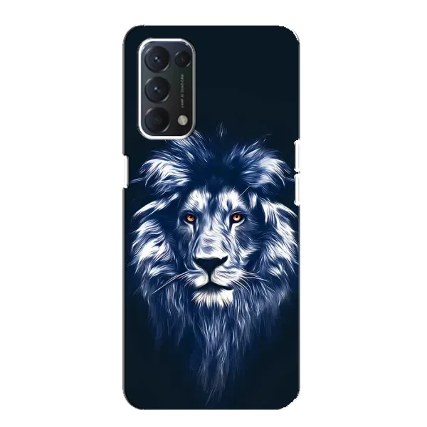 Чехол с принтом «Синий Лев» для OPPO F19