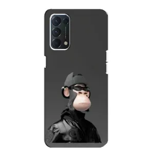 Чехлы с Обезьянами NFT для Oppo F19 (AlphaPrint) (стильная обезьяна NFT)
