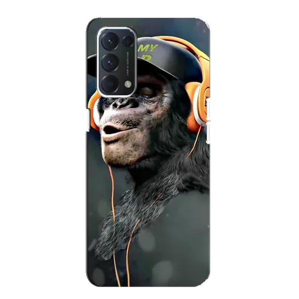 Чехол с принтом «В наушниках» для OPPO F19