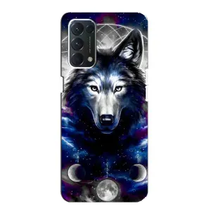 Защитные чехлы для Оппо Ф19 (AlphaPrint) (ХИТ продаж) ВОЛК (Волк)