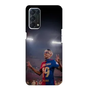 Чехол с футболистом Ламин Ямаль Oppo F19 (Ямаль на стадионе)