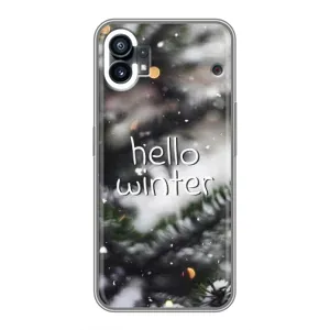 Новорічні, Святкові Чохли для OPPO F31 - 2024 год (Hello winter)