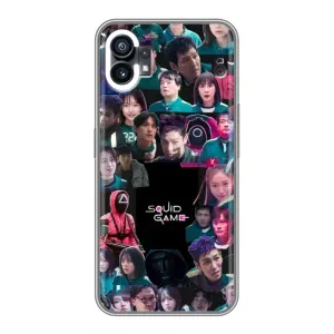 Чехол Гра в кальмара для OPPO F31 (Коллаж Игра кальмара)