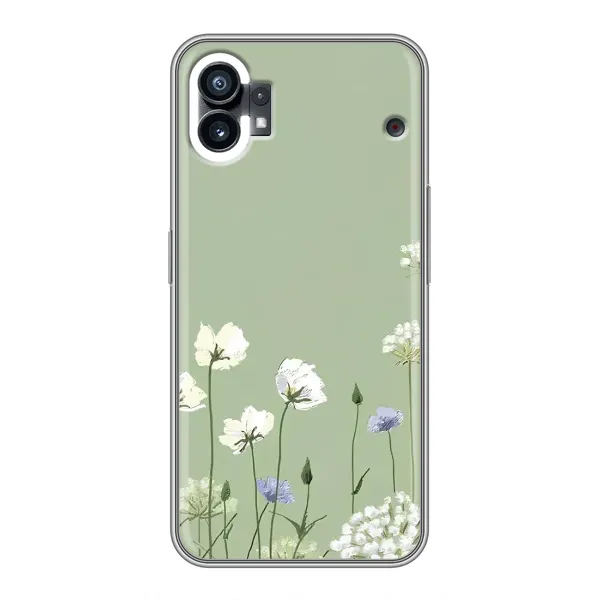 Чехол с принтом «Цветы на зеленом» для OPPO F31