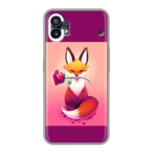 Чехлы с картинкой Лисички для OPPO F31 (VPrint) (Лисичка с розочкой)