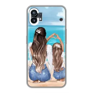 Чохол з друком для OPPO F31 - (Мама з дитинкою) (AlphaPrint) (Мама з донькою)
