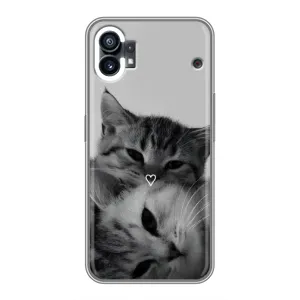 Чехол с рисунком кот на OPPO F31 (Пара котов)