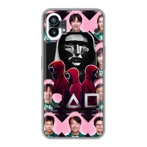Чехол Гра в кальмара для OPPO F31 (Участники Игра кальмара)