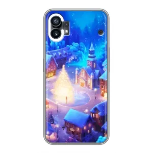 Рождественские Чехлы для OPPO F31 (VPrint) (Рождественский город)