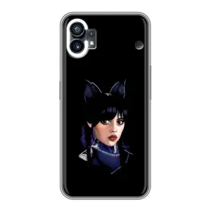 Чехлы Венсдей на OPPO F31 Уэнсдей (AlphaPrint) (серьезная Уэнздей)