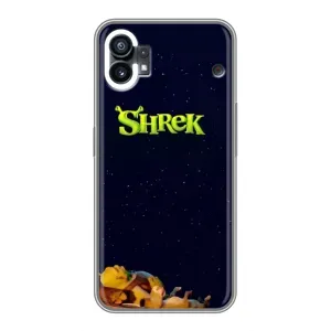 Чехол с мультфильмом Шрек на OPPO F31 (Отдыхающий Шрек)