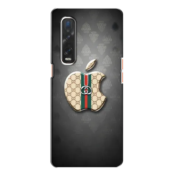 Чохол з принтом «Apple gucci» для OPPO Find X2 Чохол з принтом «Apple gucci» для OPPO Find X2
