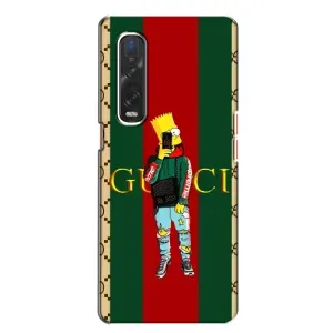 Бренднові Чохли для Oppo Find X2 - (PREMIUMPrint) (Барт ГУЧЧІ)