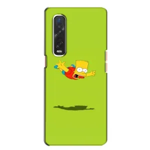 Чехол с Симпсонами для Oppo Find X2 (VPrint)