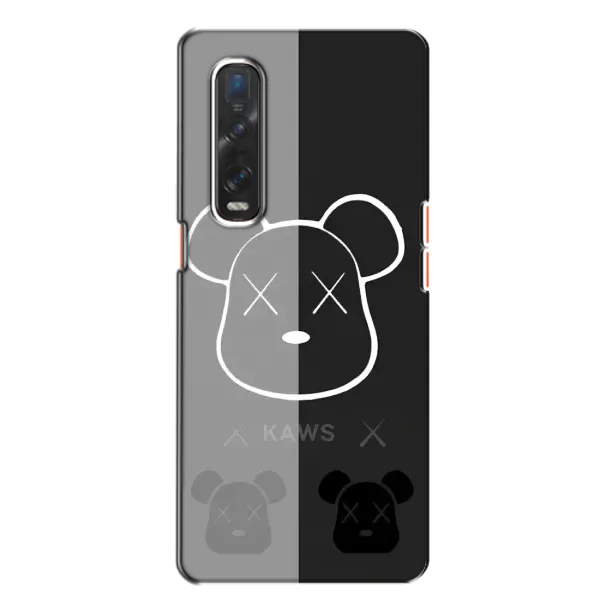 Чехол с принтом «БеарБрик глаза» для OPPO Find X2