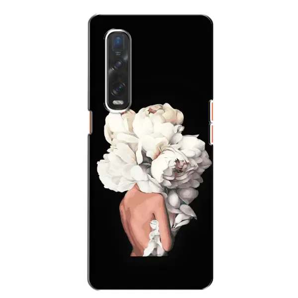 Чехол с принтом «Белые цветы» для OPPO Find X2 Чехол с принтом «Белые цветы» для OPPO Find X2