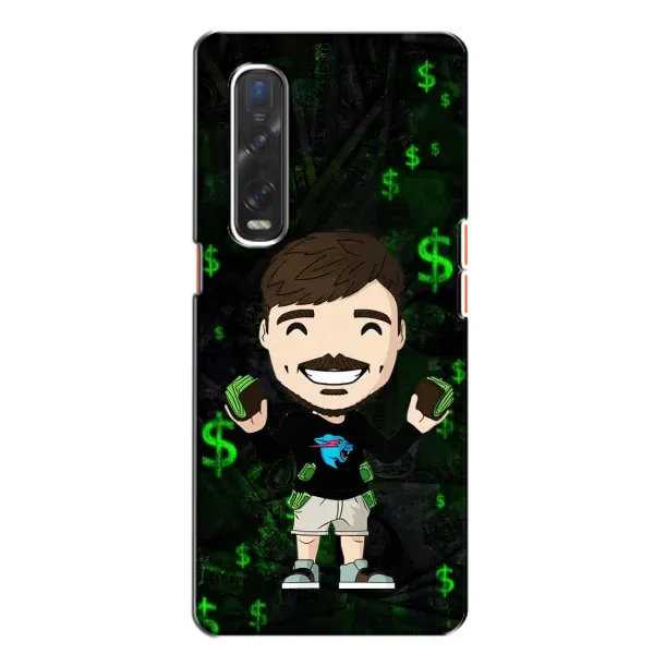 Чохол з принтом «Блогер Beast» для OPPO Find X2