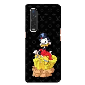 Чехли для Oppo Find X2 - Скрудж МакДак Louis Vuitton (PREMIUMPrint) (Богатство Макдака)
