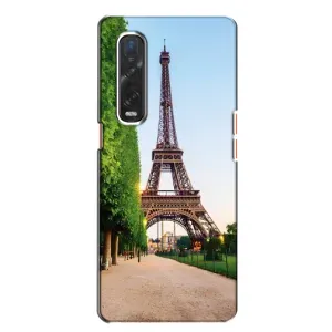 Чохол Ейфелева Вежа Oppo Find X2 - (AlphaPrint) (Дорога до Парижу)