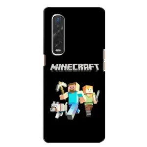 Чохол Майнкрафт на Oppo Find X2 (AlphaPrint) Minecraft (герої Minecraft)