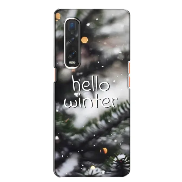 Чехол с принтом «Hello winter» для OPPO Find X2