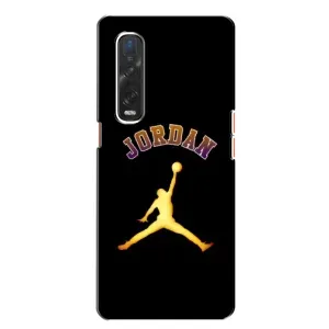 Чохли для Oppo Find X2 - з картинкою JORDAN (AlphaPrint) (Jordan Gold)