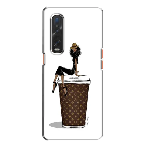 Чехол с принтом «кофе LOUIS VUITTON» для OPPO Find X2 Чехол с принтом «кофе LOUIS VUITTON» для OPPO Find X2