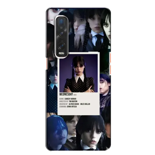 Чехол с принтом «коллаж Уэнздей» для OPPO Find X2