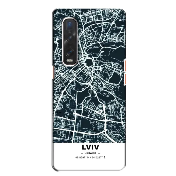 Чохол з принтом «Львів» для OPPO Find X2