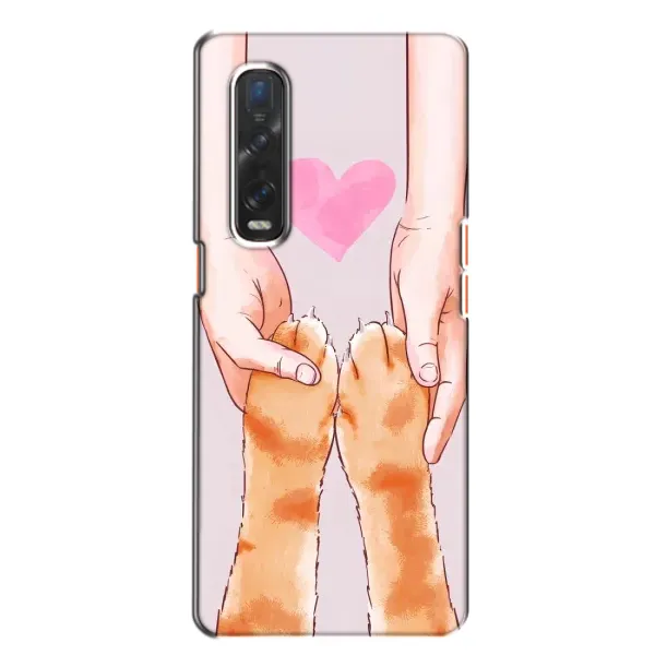 Чехол с принтом «Любовь к котикам» для OPPO Find X2