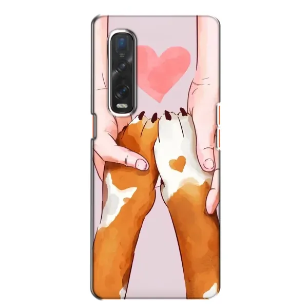 Чехол с принтом «Любовь к собакам» для OPPO Find X2