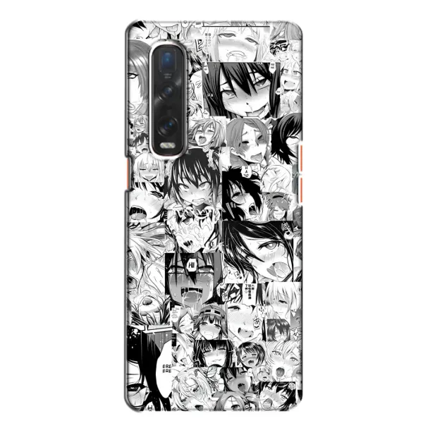 Чехол с принтом «Ahegao manga» для OPPO Find X2