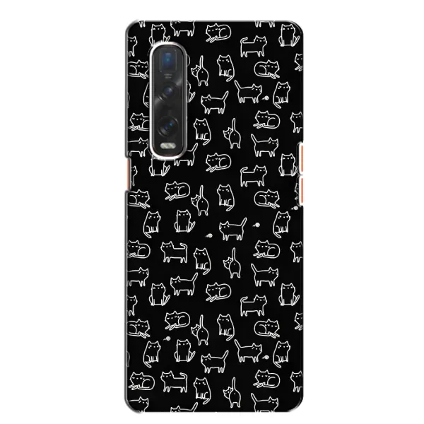 Чехол с принтом «Меленькие котики» для OPPO Find X2