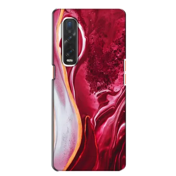 Чехол с принтом «Мрамор красный» для OPPO Find X2 Чехол с принтом «Мрамор красный» для OPPO Find X2